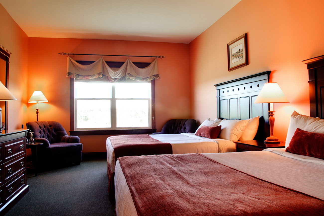 Fall toned Guestroom Rodd hotels and Resorts