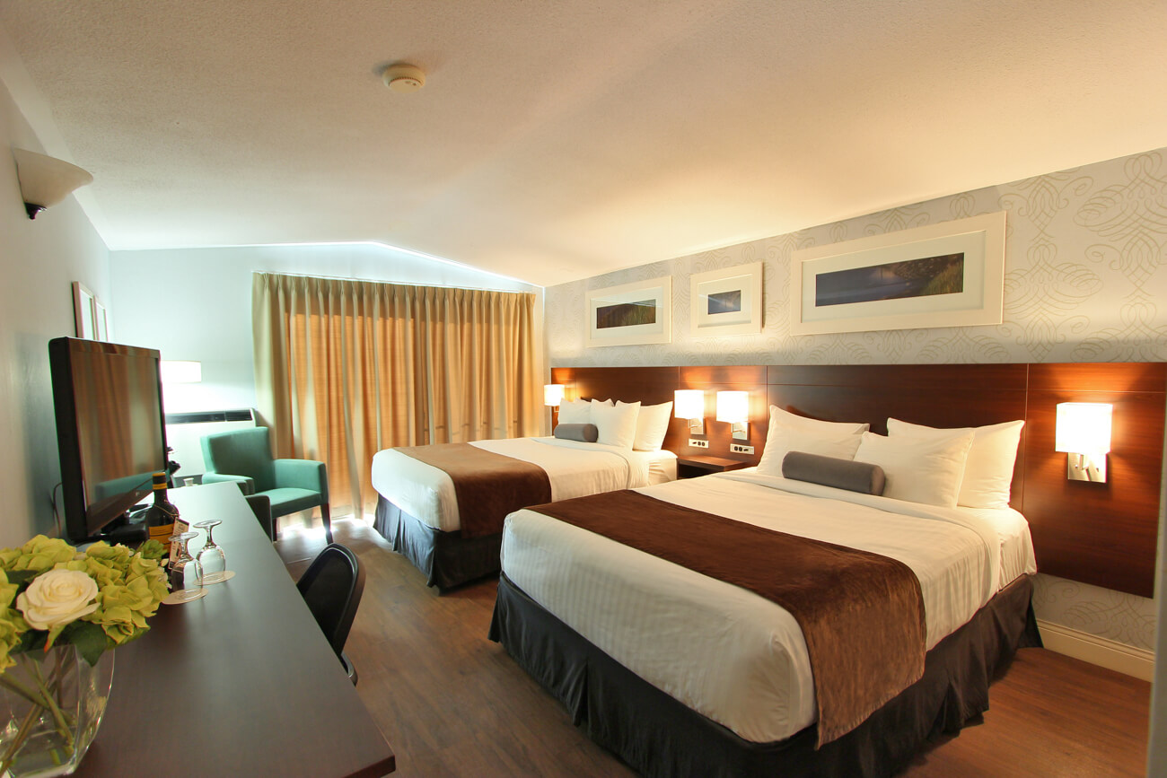 A two bedroom suite at the Moncton hotel, Rodd Moncton.